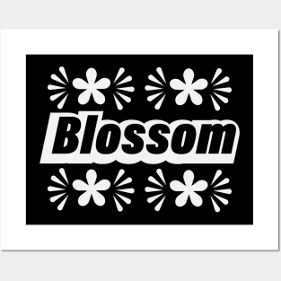 Blossom blossoming logo design Posters and Art